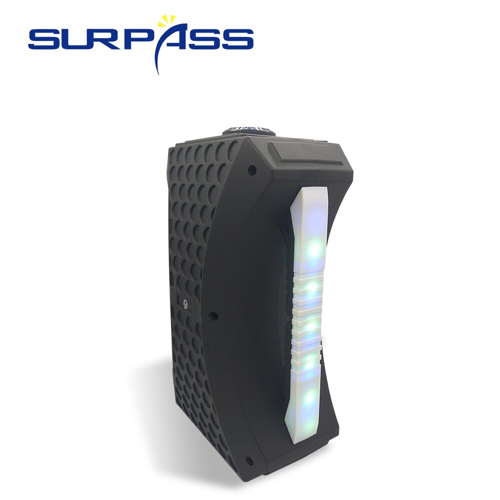 Portable Karaoke System Bluetooth Speaker Center Audio Sound Amplifier Battery LED light Support TF Card