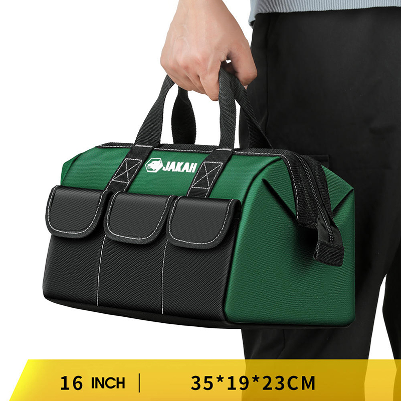 Handtasche, wasserdicht, robust, großes FassungsvermöGen, breite Öffnung, tragbare Werkzeugtasche für Zimmerei, Elektriker, Werkzeug-Tragetasche: verrotten