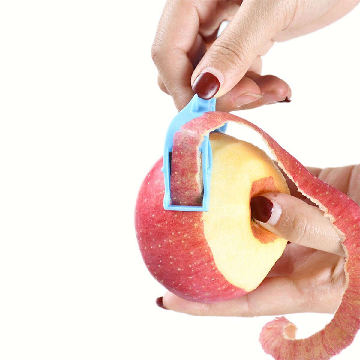 Monitoimirengas turvallinen kuorija hedelmänkuorija muovi appelsiinin kuorintakone omenan kuorintaveitsi товары для кухни