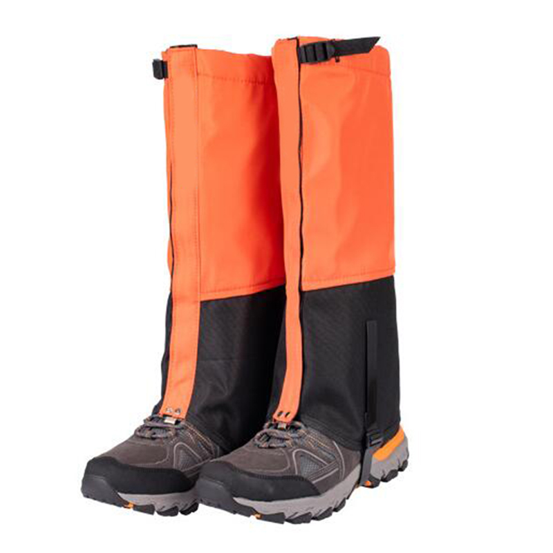 Polainas de piernas impermeables, forro polar, protector de pie de calentamiento ajustable, transpirable, botas de nieve para senderismo y escalada, novedad