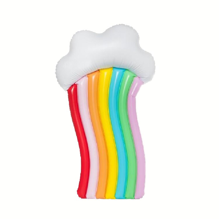 Riesen Regenbogen aufblasbare schwimm wasser Matratze, sommer strand schwimmen pool spielzeug, festival party schwimm, für erwachsene und kinder