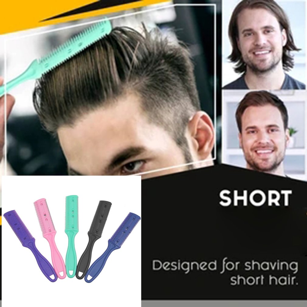 Razor Double Sides Hair Cutter Double-sided Cutte Comb Hair Clipper Barber Hair Shave Bangs Thin Hair Cutting Comb