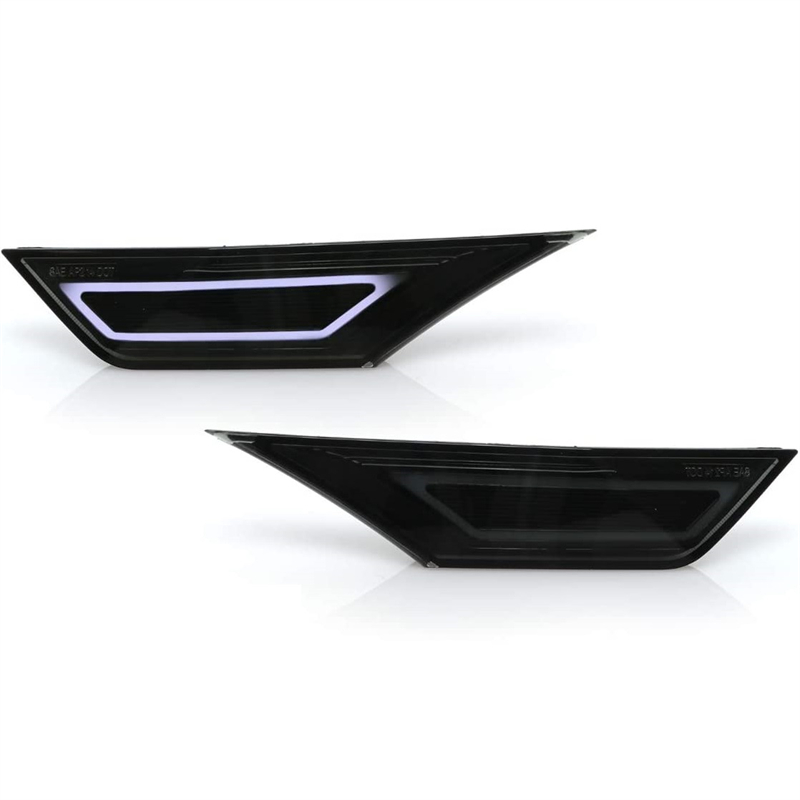 Barra de luz LED de parachoques delantero, marcador lateral de 10. ª generación, estilo Carrera, para Honda Civic Sedan Hatchback, 911, 2 unidades