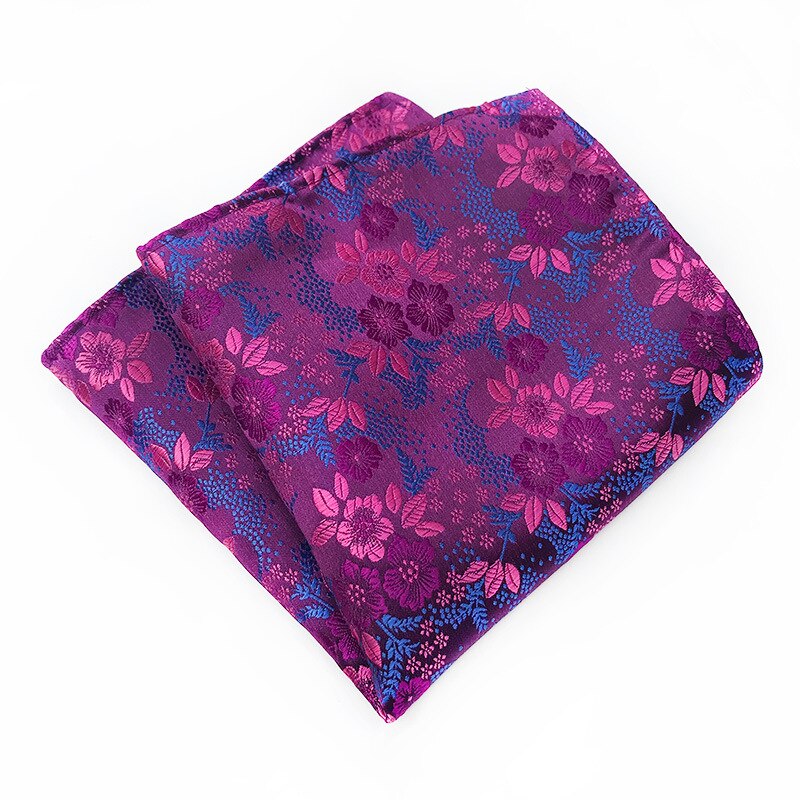 Plum Flower Suit Pocket Handkerchief Chest Silk Napkin Towel Pocket Square