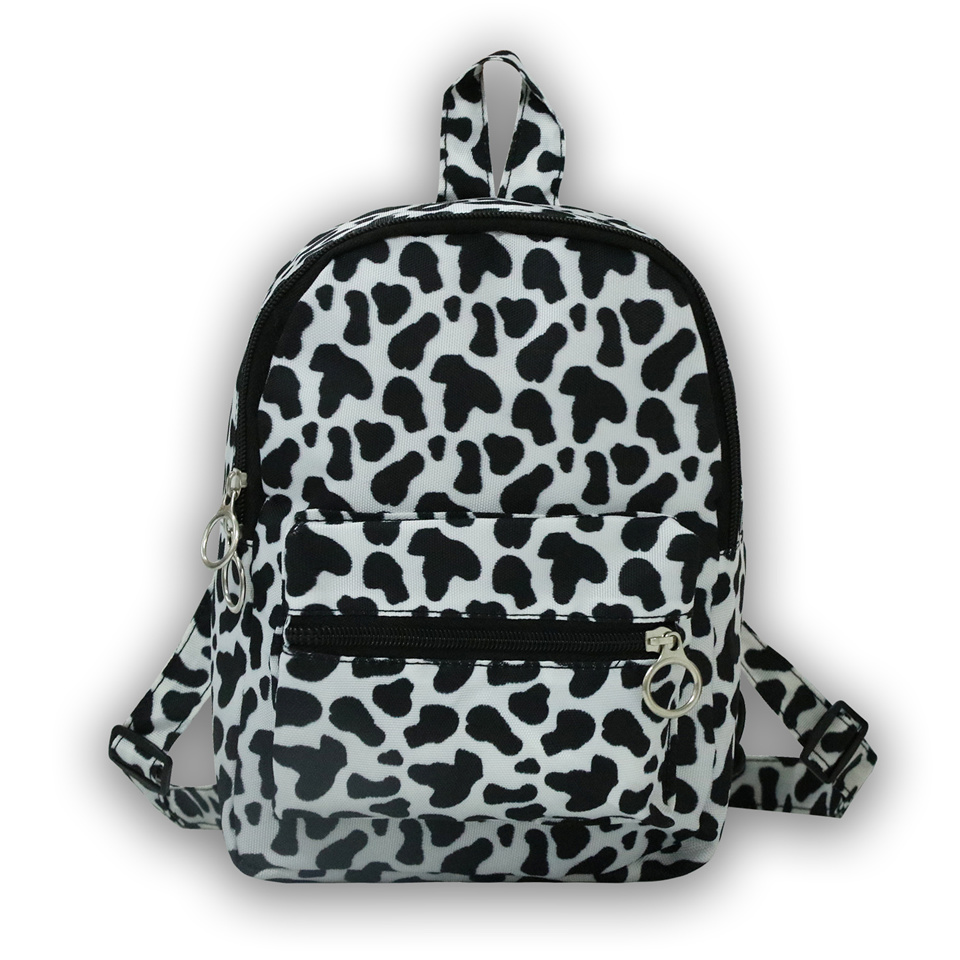 Damen-rucksack mit leopardenmuster, mini-schulrucksack für mädchen, umhängetasche für die schule, mochila feminina, rucksack, mochilas mujer: Default Title
