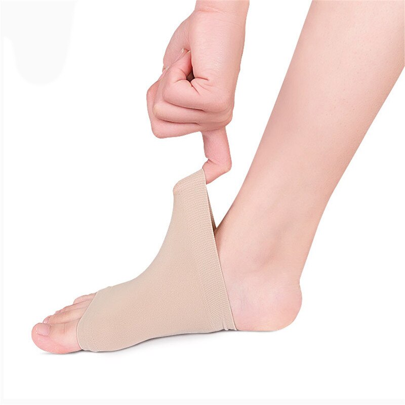 2Stck Plantarfasziitis Ferse Sporen Fuß Pflege Bogen Unterstützung Ärmeln Flache Füße Hülse Socken Entlasten Schmerzen Kissen Orthesen Einlegesohlen