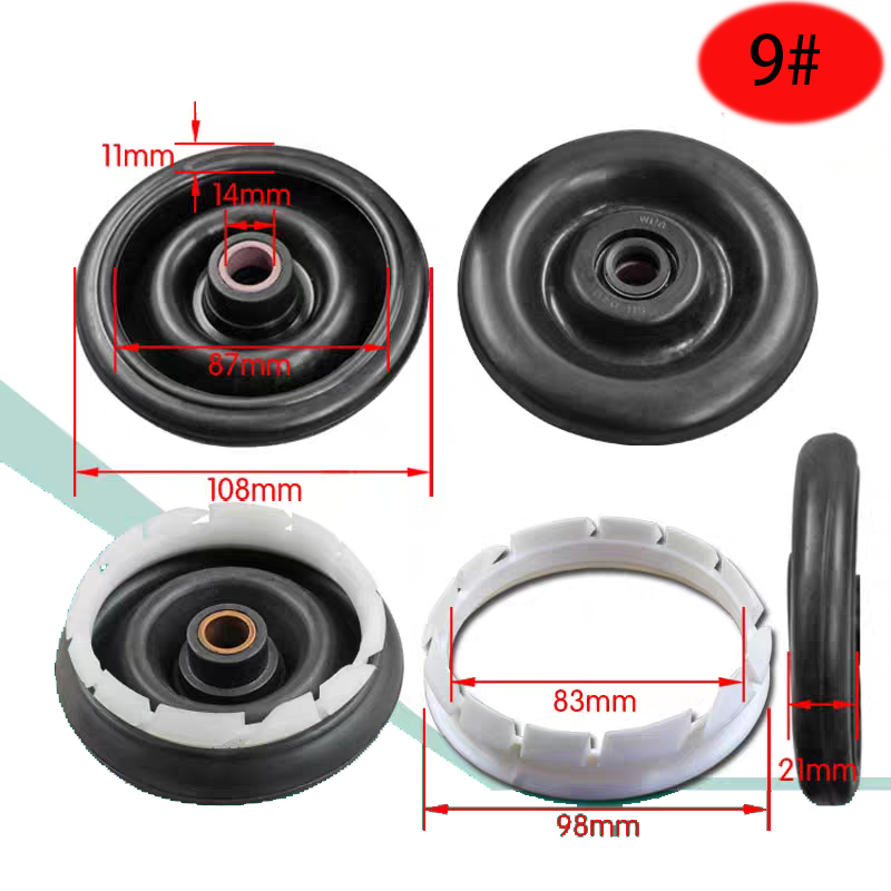 Dehydration waterproof ring Washing machine waterproof ring Semi-automatic washing machine water seal Water seal skeleton: green