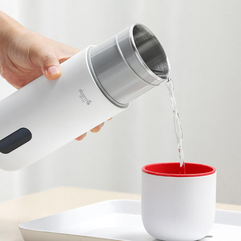 Original xiaomi deerma bærbar elkedel termisk kop kaffe rejse vandkedel temperaturkontrol smart vandkedel