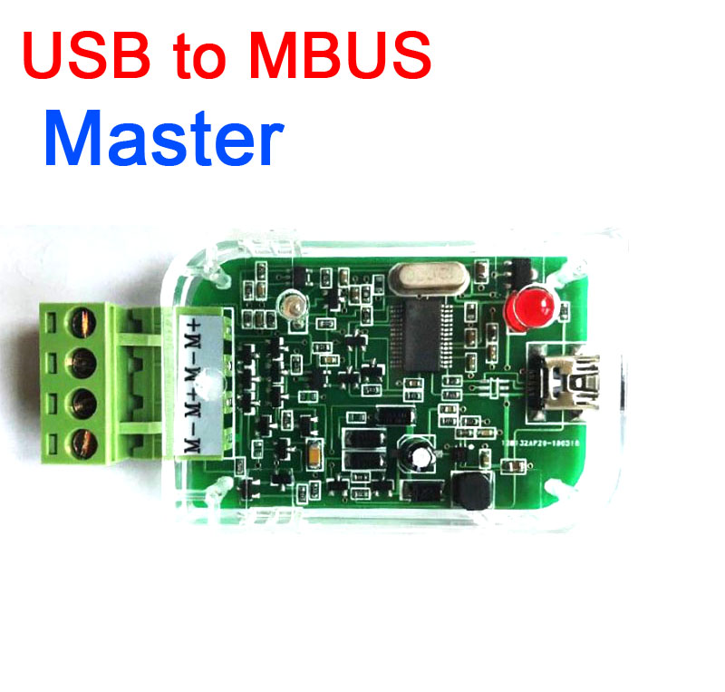 Usb till mbus master omvandlare kommunikationsfelsökningsmodul 10 laster för mbus smart kontroll / vattenmätare industriell kvalitet