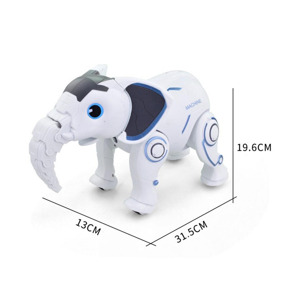 Nyeste rc kæledyr smart robot programmering smart elefant robot legetøj kan synge dans rc dyr legetøj til barn
