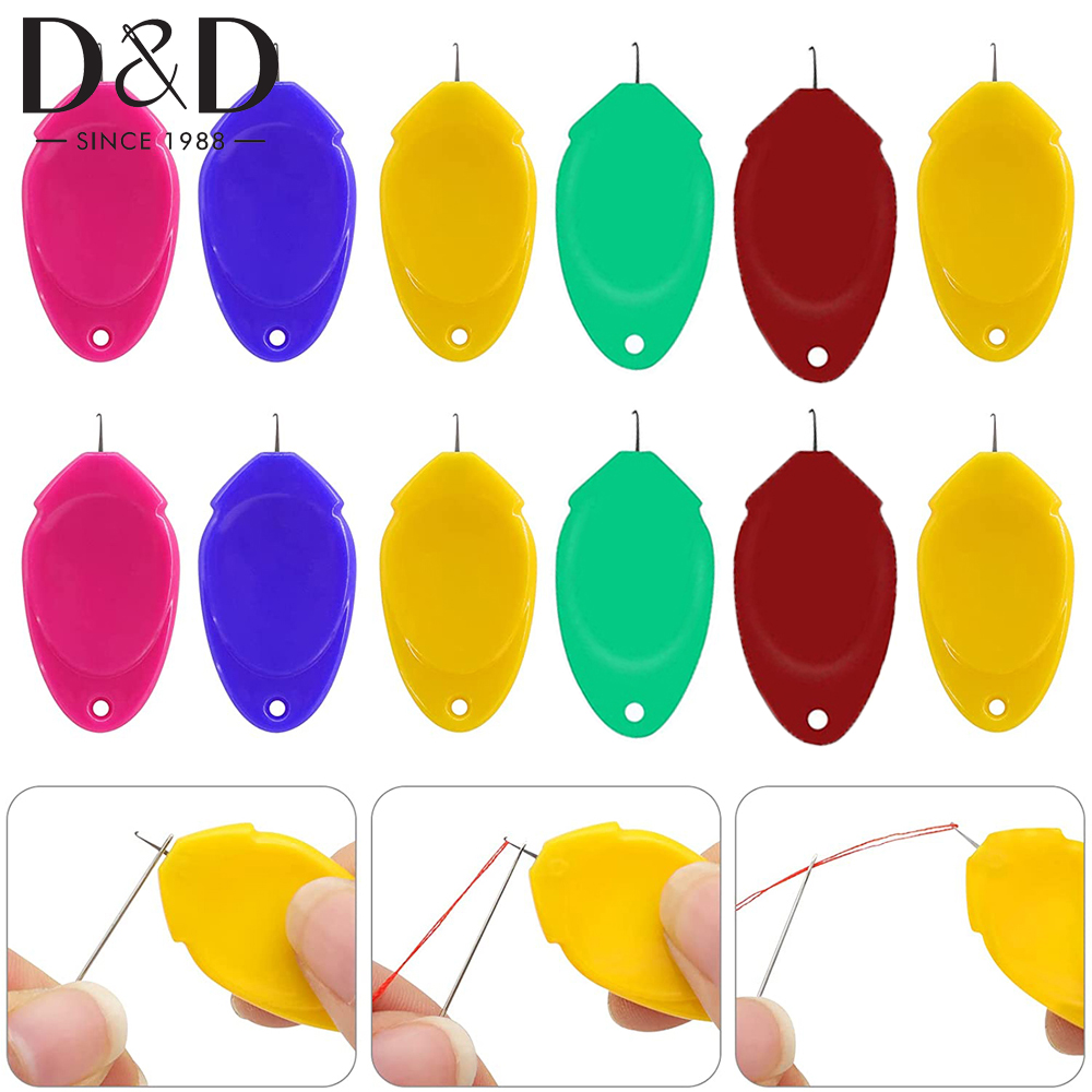 5/30PCS Needle Threaders Plastic Wire Loop Embroidery Cross Stitch Needle-Threading Tool for Needles Hand DIY Sewing Quilting