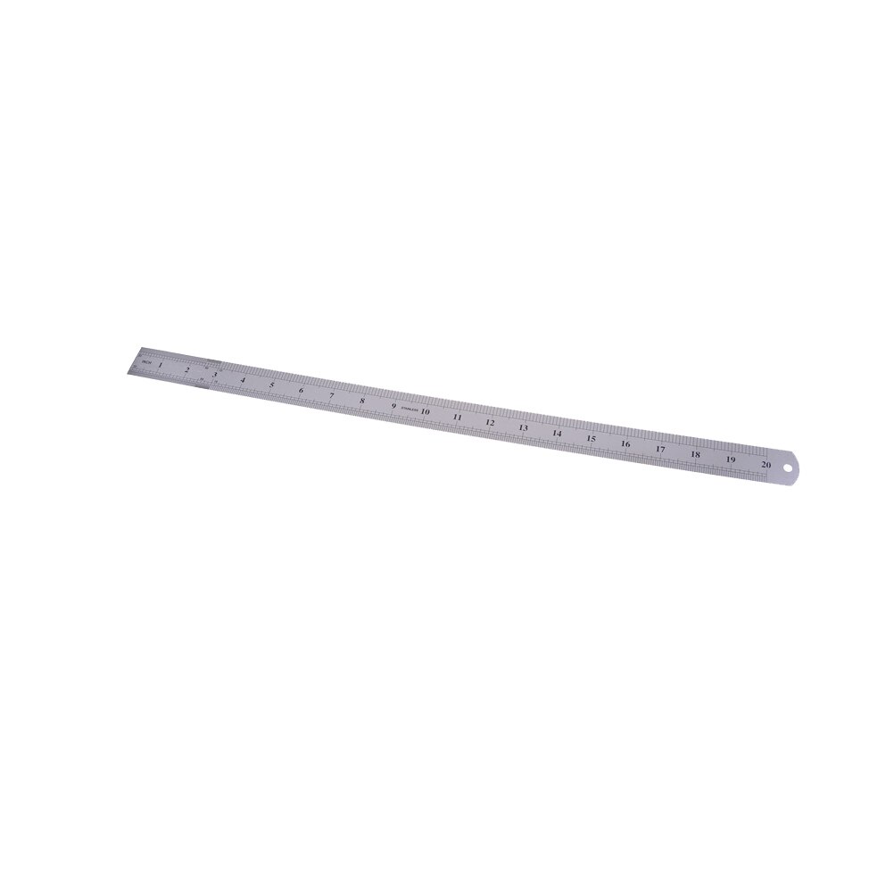 50cm 20inch Stainless Steel Metal Straight Ruler P – Grandado