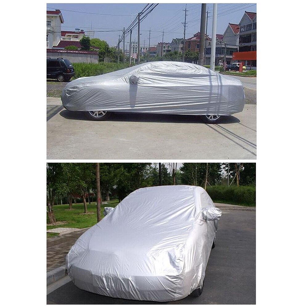 Autohoes Voor Smart Fortwo Outdoor Uv-Zonwering Waterdicht Winddicht Stofdicht Zwart Oxford-Stof