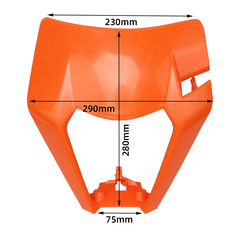 Koplamp Plastic Masker Voor Motorcycle Universal Ktm Sx Xc Sxf Xcf Xcw Exc Excf Smr 125 150 200 250 350 300 450 500 530