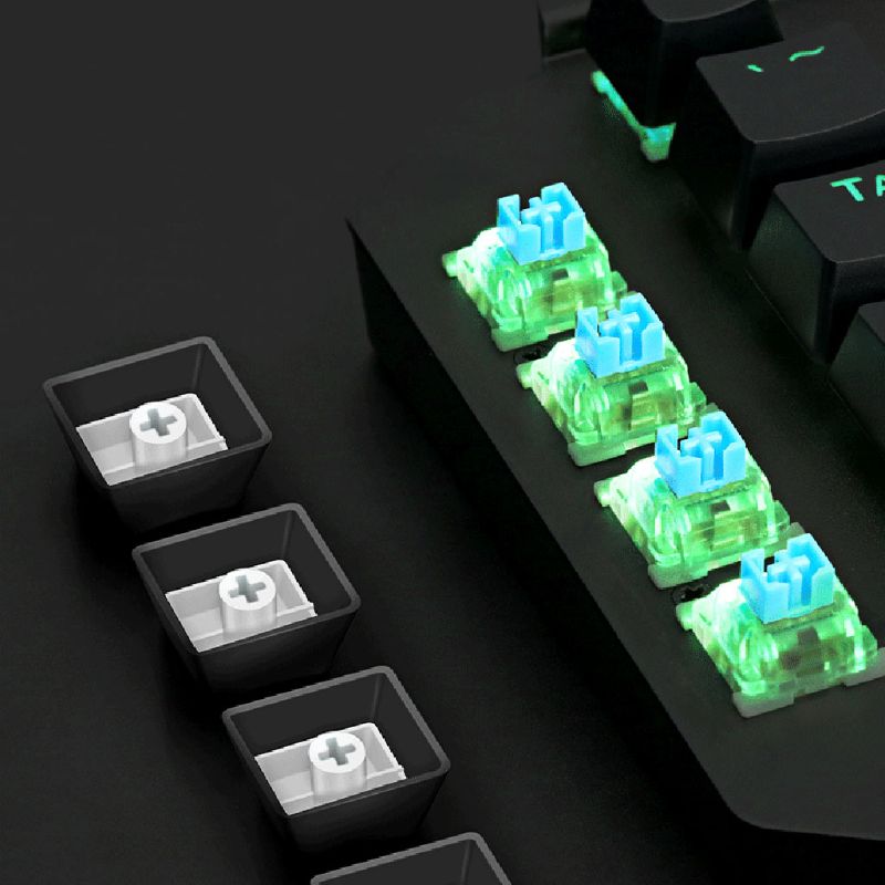 K700 One-hand Mechanical Gaming Keyboard RGB LED Backlight Outemu Switch Macro Defines 44 Keys Keyboard