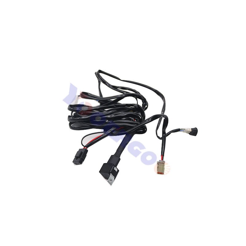 HID Wiring Harness LED HID Work Driving Light Wiring Harness Kit Fog Spot Work Light 2.5m Length 12V 40A Switch Relay