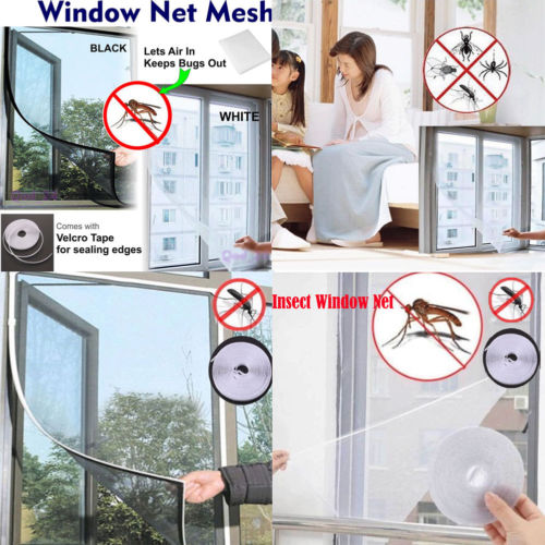 Magnetische Venster Mesh Deur Snap Netto Guard Mosquito Fly Insect Insect Screen Praktische