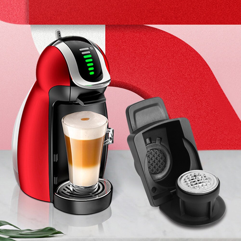 Kapseladapter för nespresso återanvändbara kaffemaskintillbehör kapslar konvertera kompatibla med dolce gusto