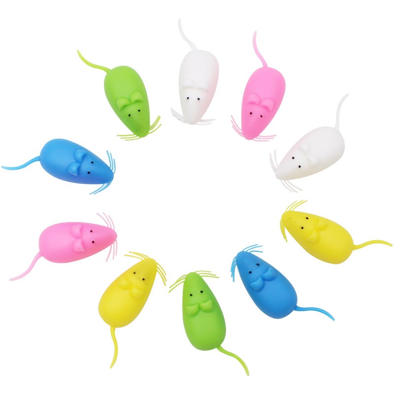 10PCS Baby Tooth Box Organizer Mouse Plastic Milk Teeth Storage Box Save Collect First Tooth for Boy Girl Random Color