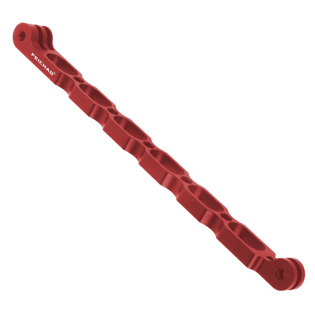 Bras d&#39;extension pour Support de casque, rallonge de 1/4 trous, poignée pour Insta360 One x2, caméra d&#39;action pour Gopro: 22cm Red
