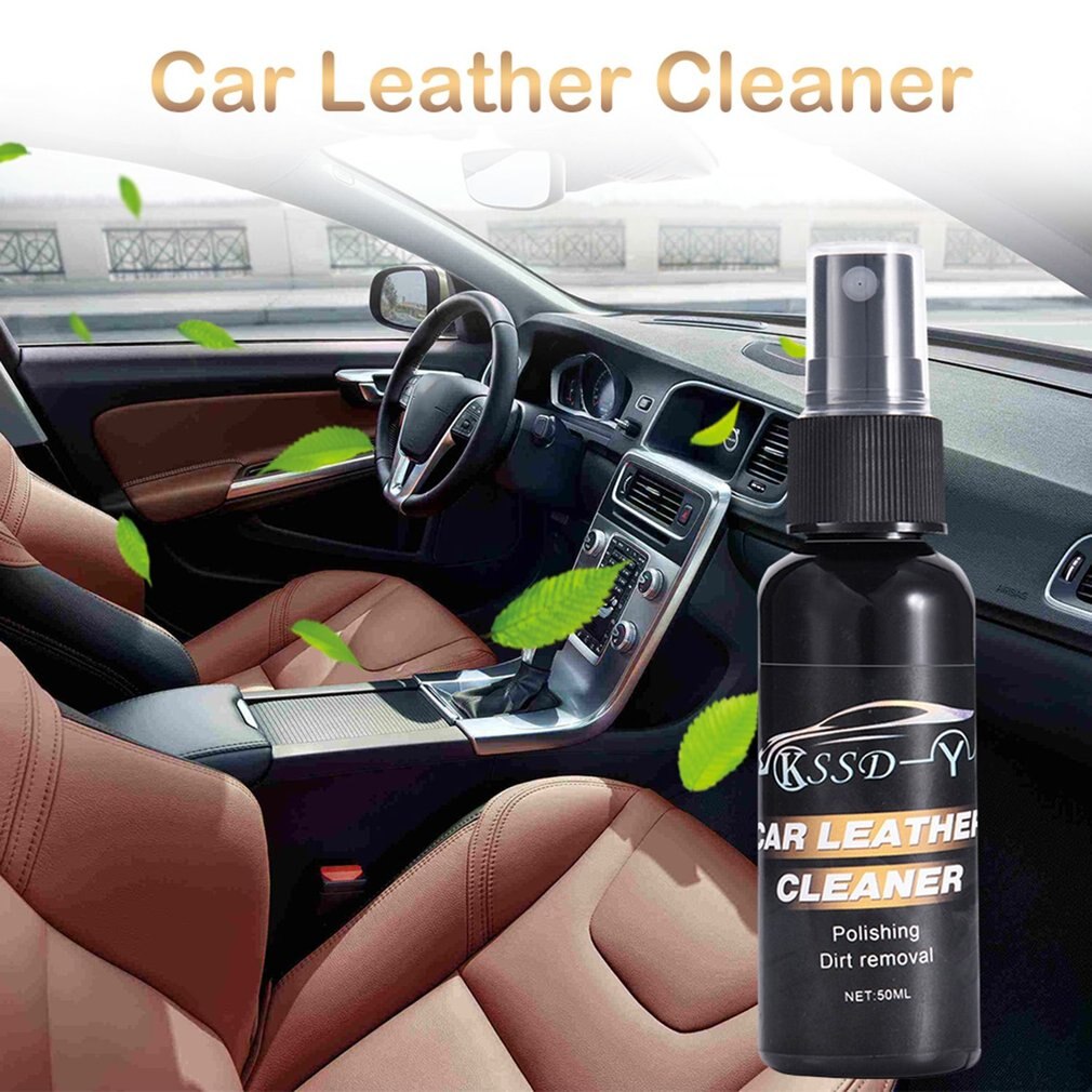 50Ml Auto Interieur Lederen Autostoel Polish Wax Dashboard Cleaner