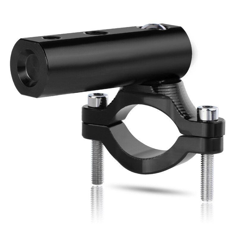 Universal Motorcycle Mount Bracket Bumper Modified Headlight Stand Spotlight Extension Pole Frame Support Extension Bracket: 1PCS Black 20-35mm