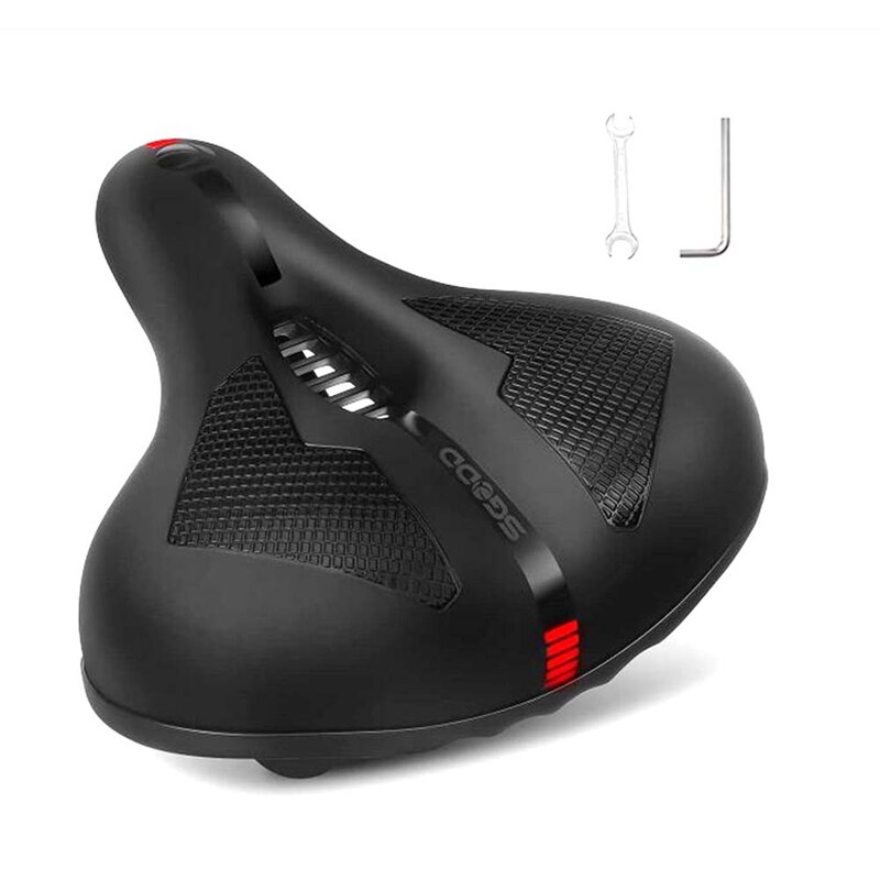 Het meest comfortabele fietszadel voor senioren, zeer groot en