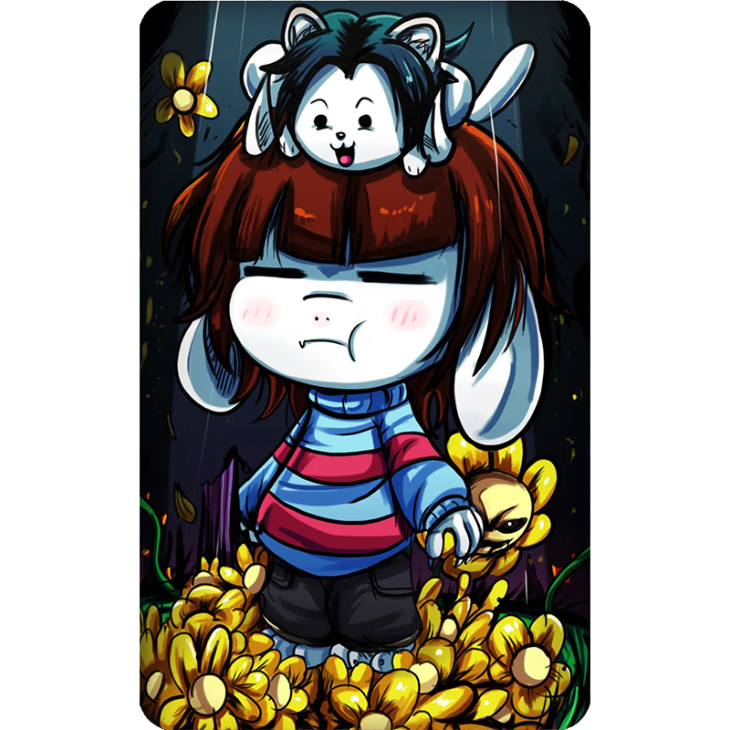 UNDERTALE Kühlschrankmagnet, Karikatur-Figuren-Magnet, geeignet für sterben Küche zu Hause, Kühlschrank, Zauberstab, Tür, Büro, DIY-Dekoration: MULTI