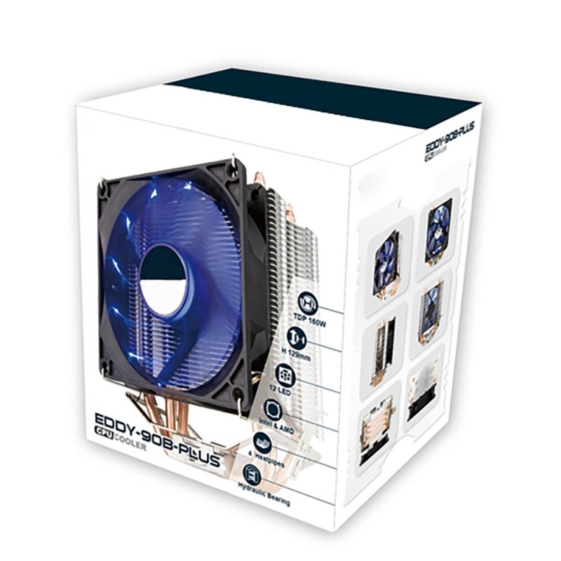 CPU Cooler 135mm Dual Copper Tube PC CPU Cooling Fan Efficient Silent Fans For Intel AMD Processor