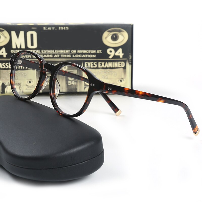 Johnny Depp Optische Brilmontuur Brillen Mannen Arthur Stijl Met Case & Box Computer Clear Lens Brillen Frame Mannelijke YQ002