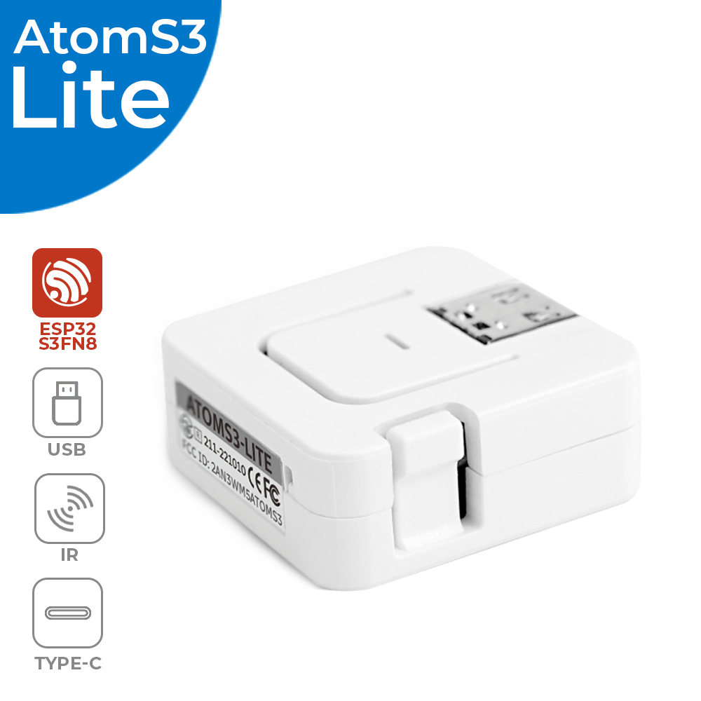 M5Stack officiële ATOMS3 Lite ESP32S3 ontwikkelkit