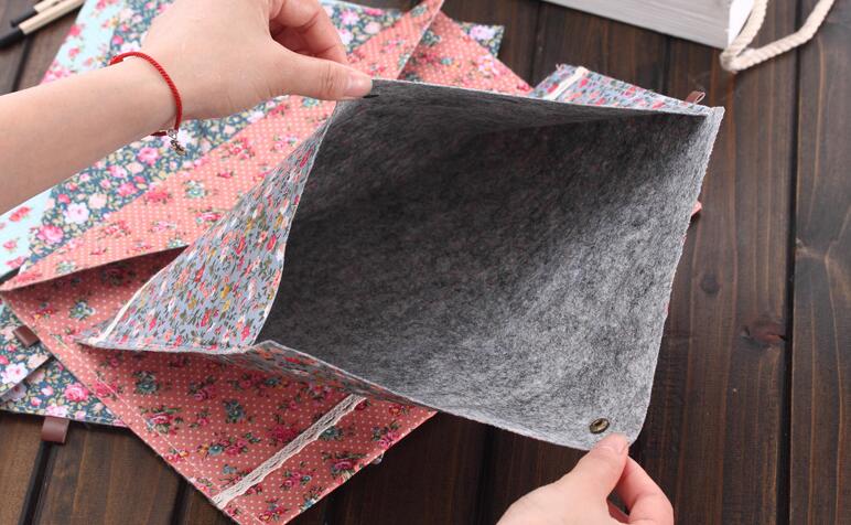 Archivador A4 de tela para estudiantes y niños, bolsa bonita para documentos, bolsa de papelería, 1 unidad