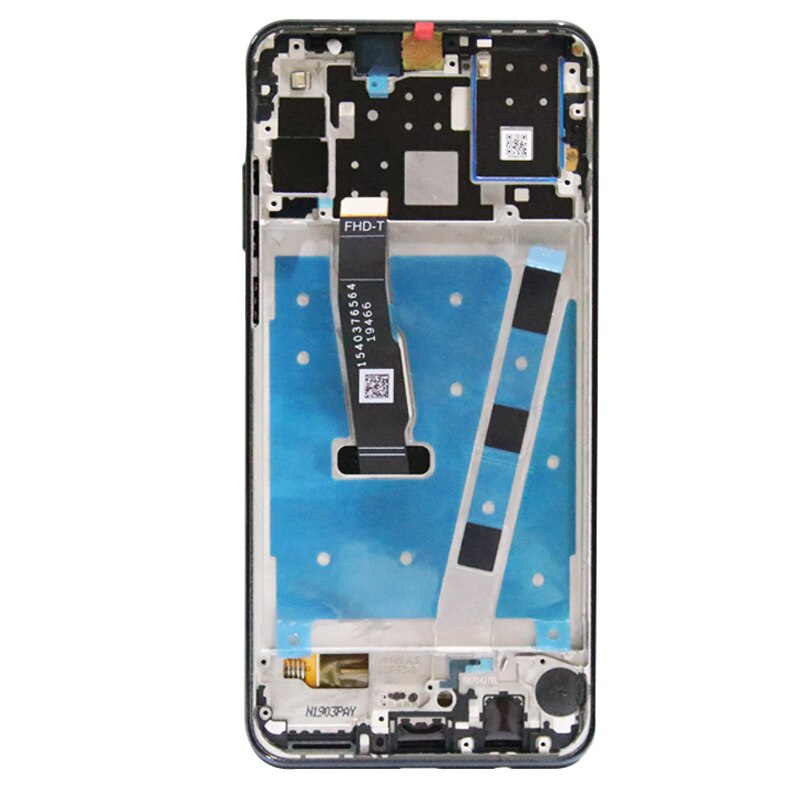 Tela lcd touch screen 100% testada, substituição para huawei p30 lite/nova 4e, peça de reposição, modelo lx2 al01: Standard Black