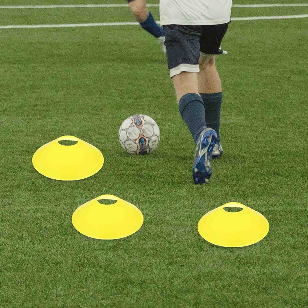 20 pcs football training discs for outdoor football training marker obstacles