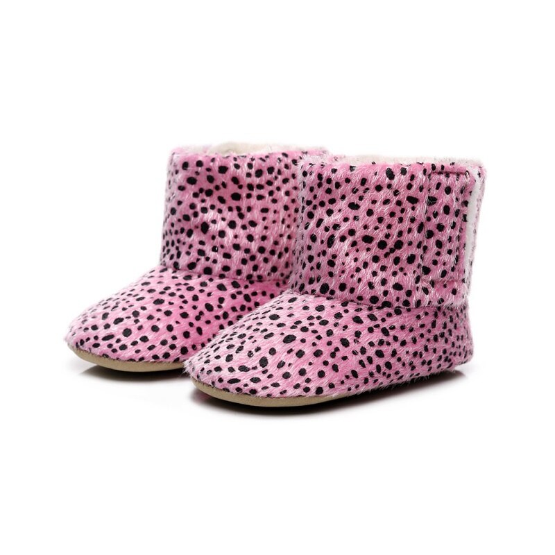 Baby Winter Warm Bont Snowboots Babyslofjes Anti-Slip Baby Jongens Bootie Schoenen 0-18M B