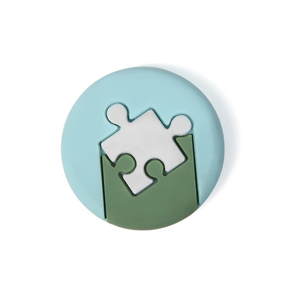 4pcs Door StopperWall Protector Door Handle Silicone Bumper Guard Stopper Self Adhesive Rubber Round Home Back Door Crash Pads: Green