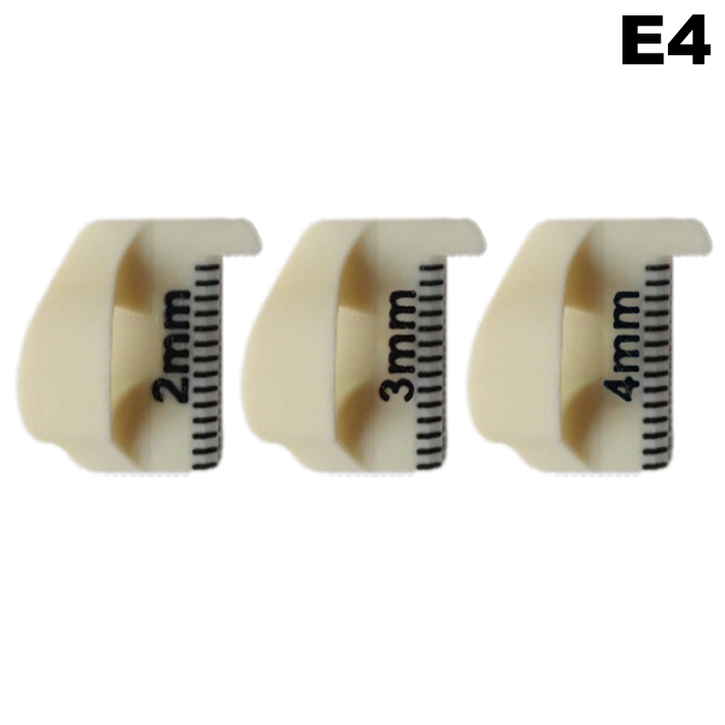 Sewing Needle Gauge Measuring Tool, Finger Ruler Sewing Template For Equal Stitches, Finger Protector, DIY Stitching Guide Tool: WHITE