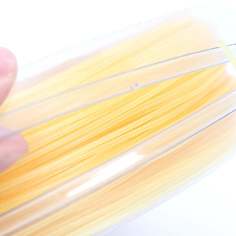 ZARSIA 1 Reel Durable Strings Tennis Strings 1.35Mm Round Tennis Racket Strings 200M