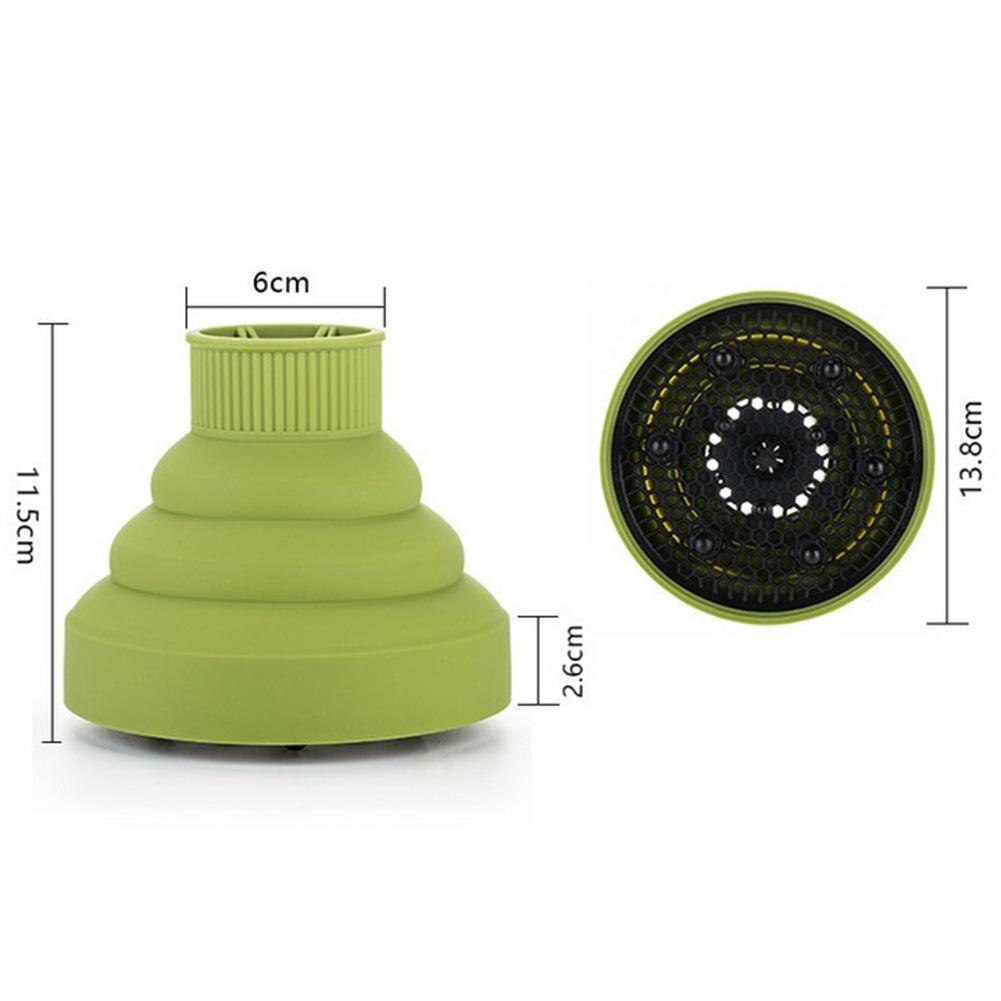 Foldable Silicone Hair Dryer Diffuser Cover Heat Diffusing Blower Accessory for Easy Clean DIY Hair Styling