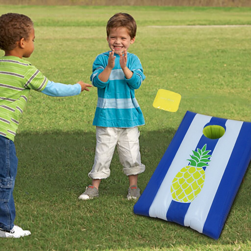 Dzieci na zewnątrz worki z piaskiem woda lepka zabawka pływająca T gra w bilard
