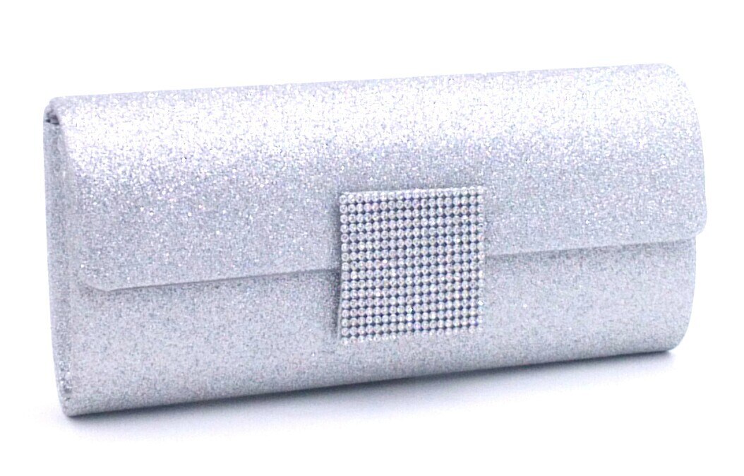 Mode Kristal Avond Clutch Tassen Voor Vrouwen Party Bruiloft Koppelingen Purse Vrouwelijke Zilveren Purse Portemonnee Tassen Pochette Mariage: silver