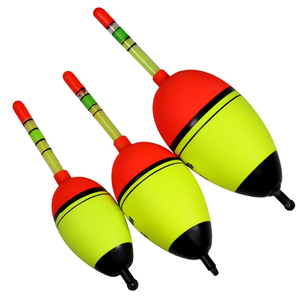 Flotador de pesca nocturno, 2 uds., 5g, 15g, 30g, 40g, EVA, flotadores de iluminación para pesca nocturna