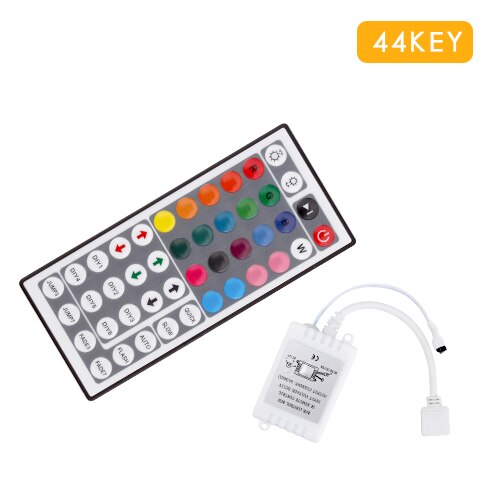 Led Controller 12v LED RGB Controller DC 12V Mini 44/24 IR Switch Remote Control For 3528 5050 RGB LED Strip Light: 44Key