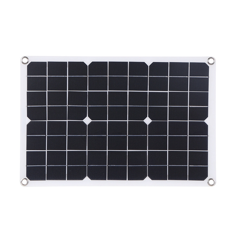 JFBL – panneau solaire Flexible 23W 18V /5V, pour batterie de voiture 12V, double USB + sortie DC5521, chargeur solaire pour l&#39;extérieur
