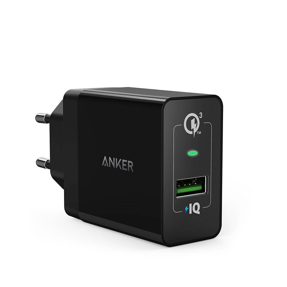 Quick Charge 3.0, Anker 18W USB Wall Charger UK/EU Plug (Quick Charge 2.0 Compatible) PowerPort+ 1 for iPhone iPad LG HTC etc: EU