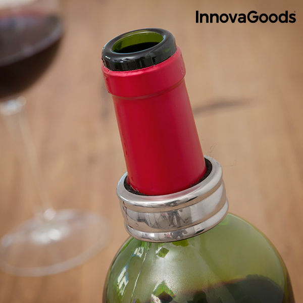 Set de Accesorios para Vino con Sacacorchos Screwpull InnovaGoods (4 Piezas)