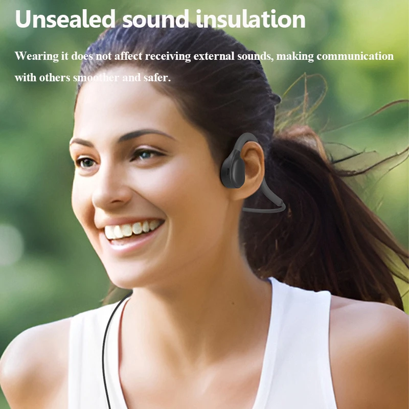 Auriculares de conducción de aire de oreja abierta, estéreo con cable de 3,5mm, no intrauditivos, auriculares de música ultraligeros con micrófono para teléfono IOS y Android