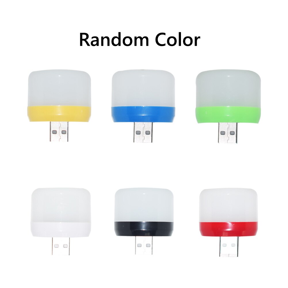 1 stück usb-steckerlampe, augenschutz-leselampe, computer-ladegerät, kleine runde buchlampe, nachtlicht