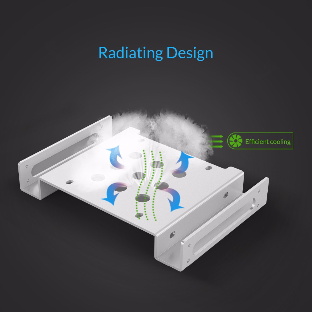 Orico 5.25 Inch Tot 2.5 Of 3.5 Inch Hard Disk Drive Mounting Bracket Dock Met Schroeven Harde Schijf Houder Voor hdd Ssd