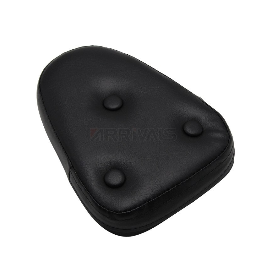 Pour Harley universel arrière passager dossier noir moto siège coussin en cuir PU Motobike Sissy Bar